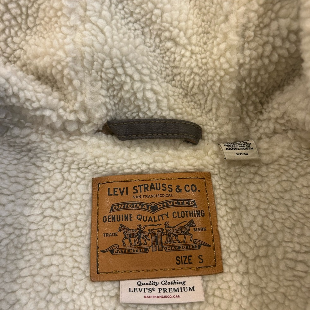Levi’s Shearling Hooded Jacket - image 2